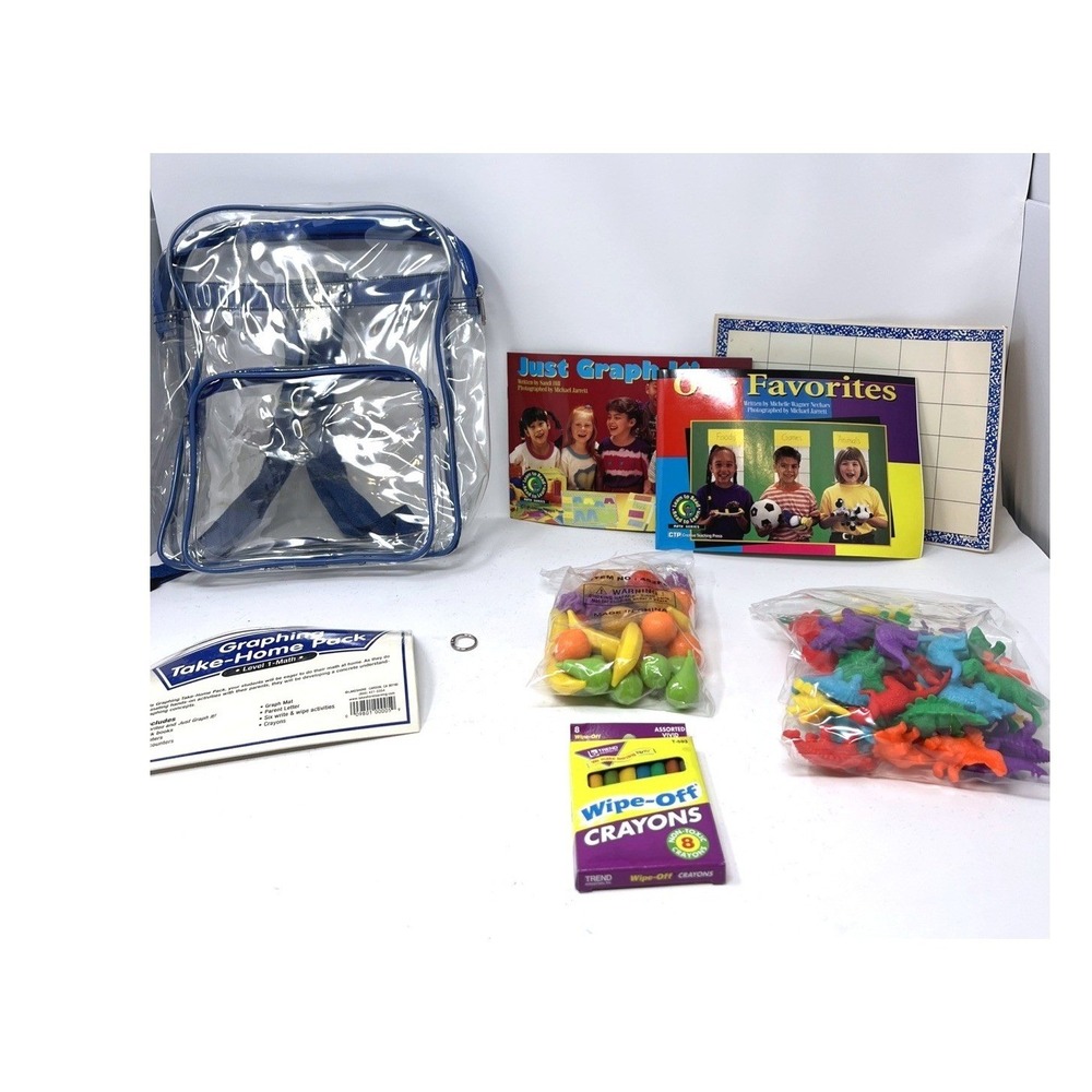 NEW Lakeshore Graphing Take-Home Pack RR774 Level 1 Math Complete NOS 1995